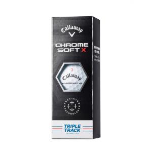 キャロウェイ クロム ソフト CHROME SOFT X TRIPLE TRUCK トリプルトラック 4518555609 ゴルフ 1スリーブ 3球入 公認球 Callaway