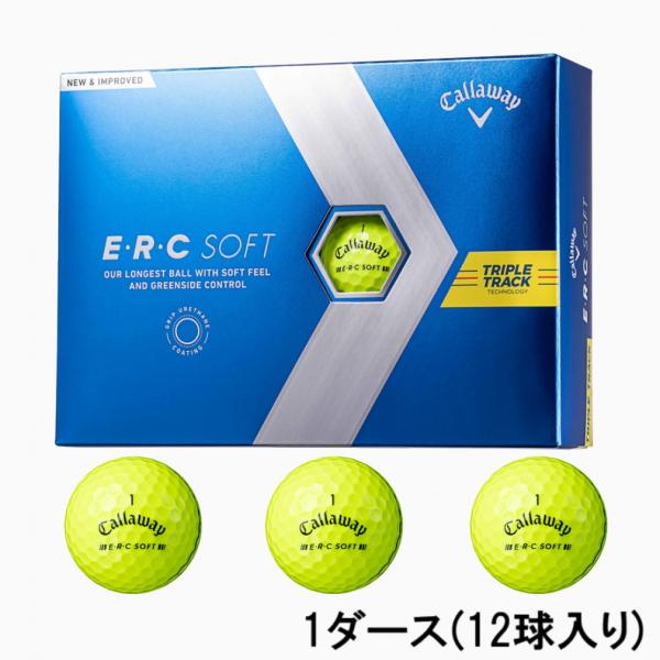 キャロウェイ ERCソフト イエロー トリプルトラック ERC SOFT YLW 23 TRPLTR...