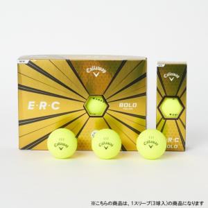 キャロウェイ BL CG ERC 19 BOLD YLW 3B PK JM  ゴルフ 公認球 1スリーブ イーアールシー イエロー Callaway
