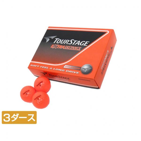 3ダースセット ブリヂストン ツアーステージ エクストラディスタンス オレンジ 0636557103...