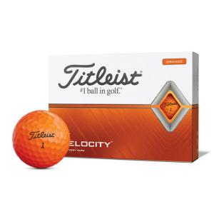 タイトリスト ベロシティ 20 オレンジ VELOCITY ORANGE (9683763315) ゴルフ 公認球 1ダース(12球入) Titleist