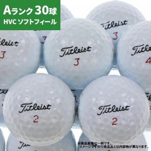ロストボール Aランク 30球 タイトリスト HVC ソフトフィール 年式混合 ホワイト 中古 ゴルフボール Titleist