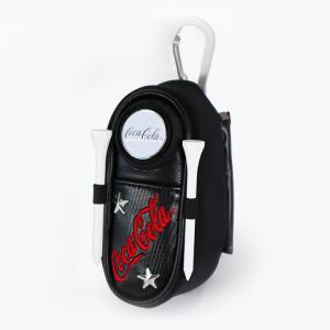 コカ・コーラ ゴルフ 練習器具 コカコーラ ボールポーチ Ball Pouch ゴルフポーチ ゴルフ ラウンド小物 : ブラック Coca Cola｜アルペングループヤフー店