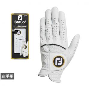 フットジョイ ゴルフウェア ゴルフグローブ ステイソフ FGSS23 左手用 メンズ : ホワイト FOOT JOY FJ