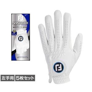 フットジョイ ゴルフグローブ 左 24ナノロック ツアー FGNT24 5枚セット 6665646285 メンズ FOOT JOY FJ｜アルペングループヤフー店