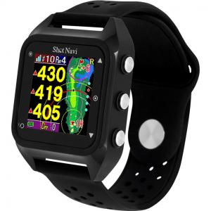 ショットナビ HuG Beyond Lite ハグビヨンドライト ブラック SNHBL 自動飛距離計測機能オートメジャー搭載 ゴルフ 測定器 距離計 時計 ナビ みちびき Shot Navi