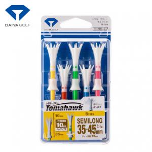トマホークティーセミロング ホワイト TE-509 アジャスターを回してティーアップ高さを上下に約10mm調節可能!