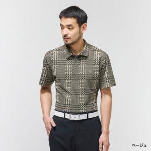 St ANDREWS セントアンドリュース ゴルフウェア 半袖シャツ 秋 冬 縄柄