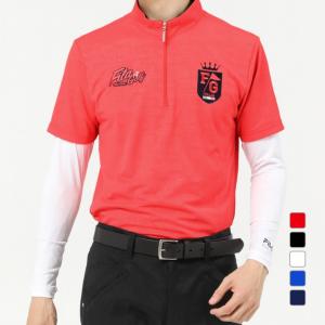 フィラ ゴルフウェア 半袖 シャツ 春 夏 ZIPシャツ+インナーセット 742500 FILA｜アルペングループヤフー店