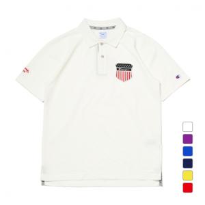 チャンピオン ゴルフウェア 半袖シャツ 春 夏 ポロシャツ C3-TG305 抗菌防臭 UV 速乾性 メンズ Champion