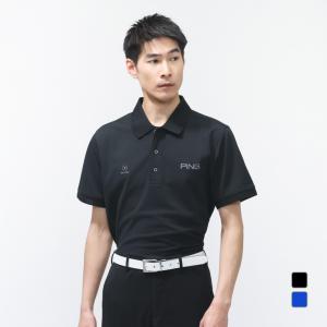 PING（ピン） ゴルフウェア 半袖シャツ 秋 冬 24FWストレッチカノコ