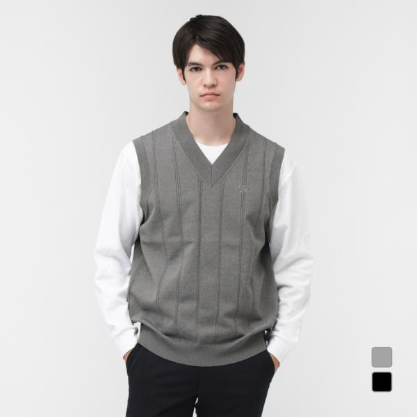 セントアンドリュース ゴルフウェア ベスト 秋 冬 14G天竺×ケーブルニットベスト 0425273...