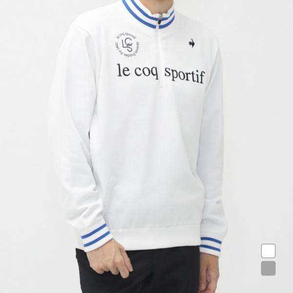 ルコックスポルティフ ゴルフ ゴルフウェア 長袖セーター 秋 冬 ストレッチフォーサー 裏地付き防風...