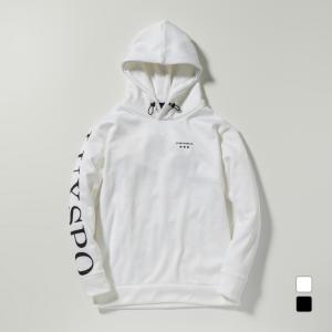 リュクスエイケイエムプラス ゴルフウェア 長袖トレーナー 秋 冬 SLEEVE LOGO FLEECE HOODY LAO-22014 メンズ LUXE AKM PLUS