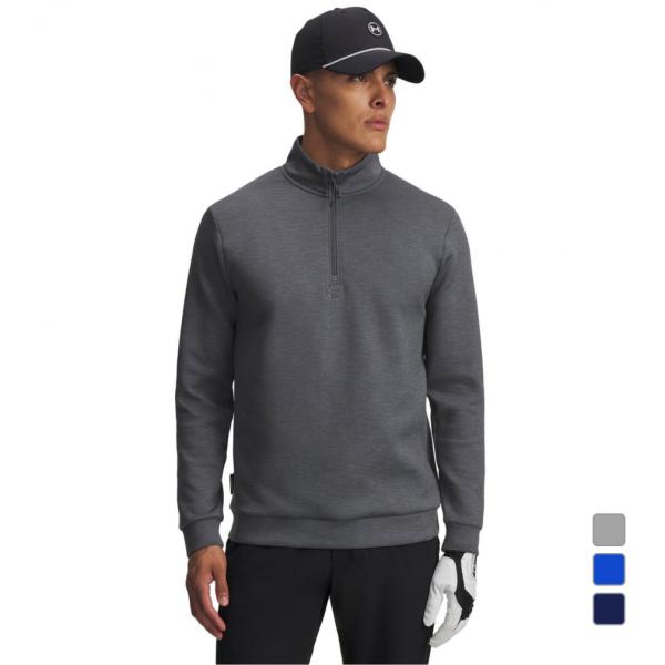 アンダーアーマー ゴルフウェア 長袖トレーナー 秋 冬 UAドライブ ミッドレイヤー プルオーバー ...