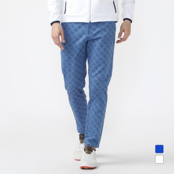 ルコックスポルティフ ゴルフ ゴルフウェア ロングパンツ 春 夏 RIJOUME ロゴ総柄ジャガード...