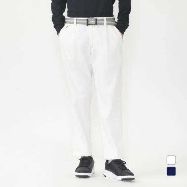 ティゴラ ゴルフウェア ロングパンツ 秋 冬 T.カルゼテーパードパンツ 撥水 ストレッチ UVカッ...