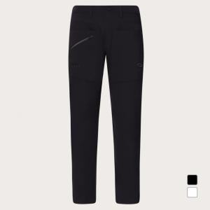 OAKLEY（オークリー） パンツ 黒 ロゴ刺しゅう 裾ドローコード メンズ