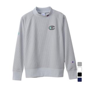 チャンピオン ゴルフウェア シャツ 秋 冬 長袖 モックネックシャツ