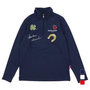 マリ クレール レディース ゴルフウェア 長袖シャツ 730506 柔らかで暖かな着心地 marie claire