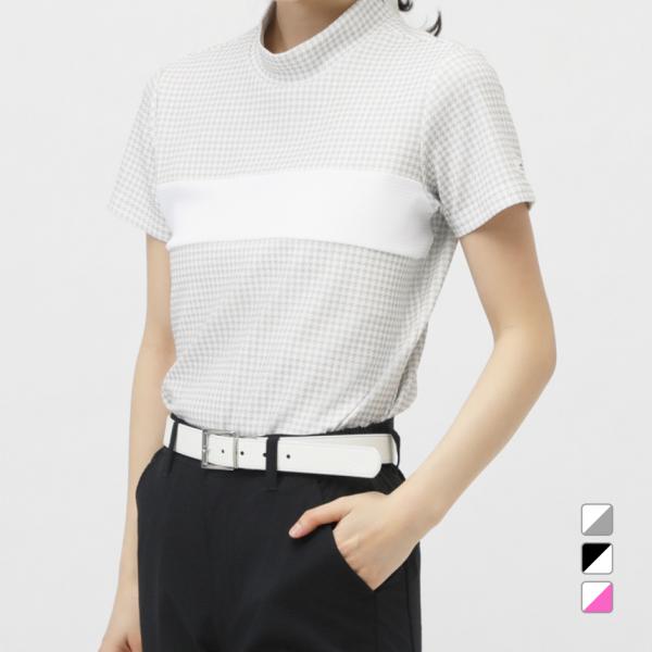 ティゴラ レディース ゴルフウェア 半袖シャツ 春 夏 iCOOL 遮熱UVモックシャツ TR-1H...