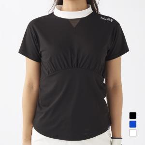 フィラ レディース ゴルフウェア 半袖シャツ 春 夏 モックネックシャツ 755645 FILA