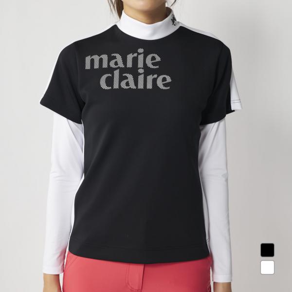 マリ クレール レディース ゴルフウェア 半袖シャツ 春 夏 半袖シャツインナーセット 716510...