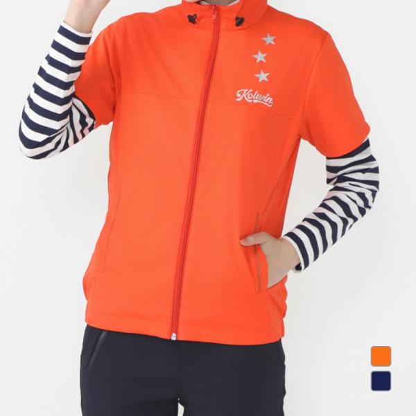 コルウィン レディース ゴルフウェア 半袖セットウインドブレーカー 秋 冬 セットブレーカー KO-...