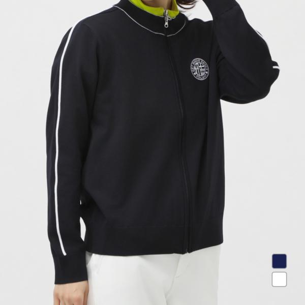 コルウィン レディース ゴルフウェア 長袖セーター 春 夏 ニットジップセーター KO-1S2055...