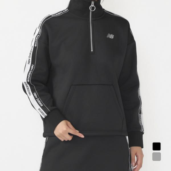 ニューバランス レディース ゴルフウェア 長袖トレーナー 秋 冬 SWEAT HALF ZIP PU...
