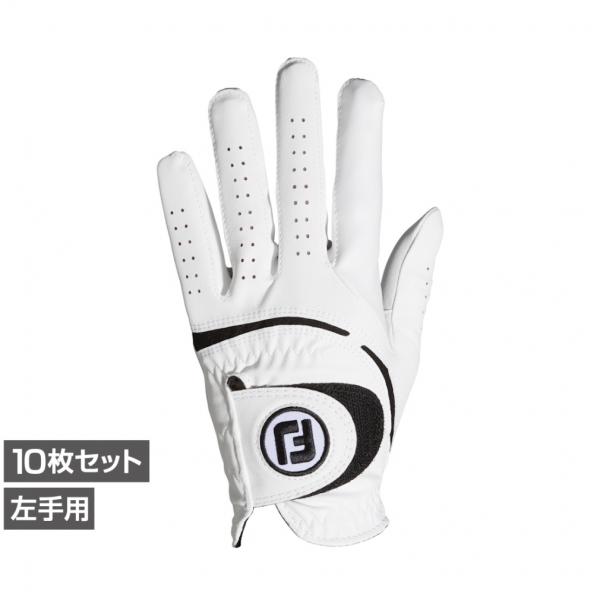 10枚セット フットジョイ ゴルフウェア ゴルフグローブ ウェザーソフ ショート 左手用 FGWF2...