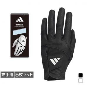 5枚セット アディダス ゴルフウェア ゴルフグローブ アディテック 24 ゴルフグローブ IN6686 メンズ adidas