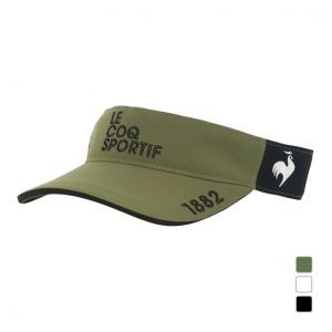 ルコックスポルティフ ゴルフ ゴルフウェア サンバイザー 春 夏 軽量ロゴサンバイザー LG5SCP53M メンズ le coq sportif GOLF｜アルペングループヤフー店