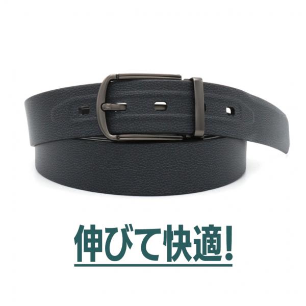 ティゴラ ゴルフウェア ベルト 秋 冬 伸縮ベルト クラシック 金属バックル 快適 ストレッチ 伸び...