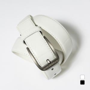 リュクスエイケイエムプラス ゴルフウェア ベルト 秋 冬 PU LEATHER BELT LAZ-22018 メンズ LUXE AKM PLUS