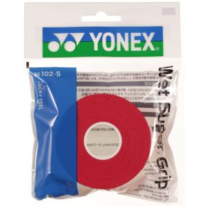 ヨネックス ウェットスーパーグリップ 詰替え 5本入り AC102-5 テニス グリップテープ YONEX｜alpen-group