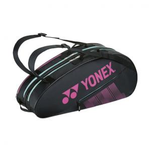 ヨネックス ラケットバッグ6 BAG2332R テニス バドミントン ラケットバッグ TEAMシリーズBAG : ブラック×ピンク YONEXの商品画像