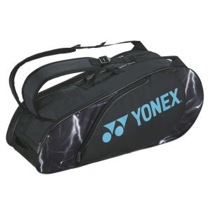 ヨネックス ラケットバック6 BAG2222R テニス バドミントン ラケットバッグ 6本用 : ブラック YONEX
