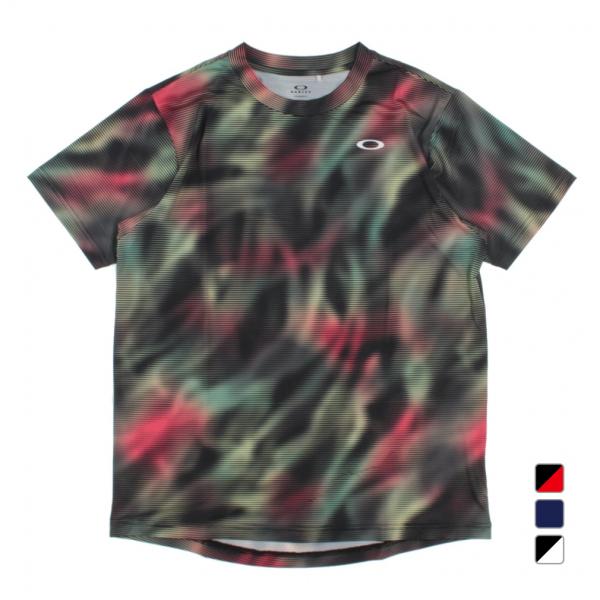 オークリー メンズ テニス 半袖Tシャツ SLANT GRAPHIC MESH SS TEE 13....