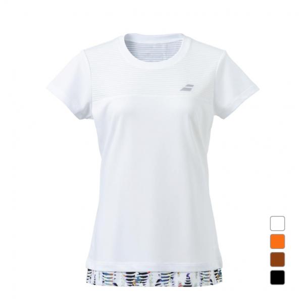 バボラ レディス テニス 半袖Tシャツ PURE SHORT SLEEVE SHIRT PURE シ...
