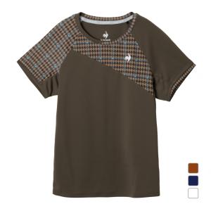 ルコック レディス テニス 半袖Tシャツ ゲームシャツ 吸汗速乾/UV CUT/遮熱/クーリング 効果 /消臭/JTA公認 LN5FHT31L le coq sportif
