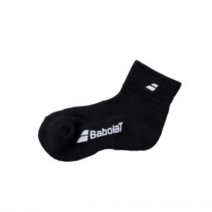 バボラ メンズ テニス ソックス CLUB SHORT SOCKS 抗菌防臭機能 BUS1811C : ブラック BabolaTの商品画像