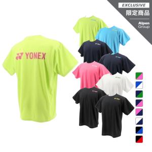 ヨネックス アルペン スポーツデポ限定 テニスウェア バドミントン ロゴTシャツ RWAP1901 練習着 プラクティス UVカット 紫外線 メンズ レディース YONEX