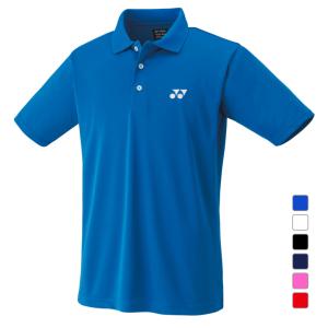 75周年モデル　YONEX 吸汗速乾ポロシャツ 青/白/緑 YONEX（ヨネックス） ポロシャツ メンズ 半袖 シャツ トレーニング