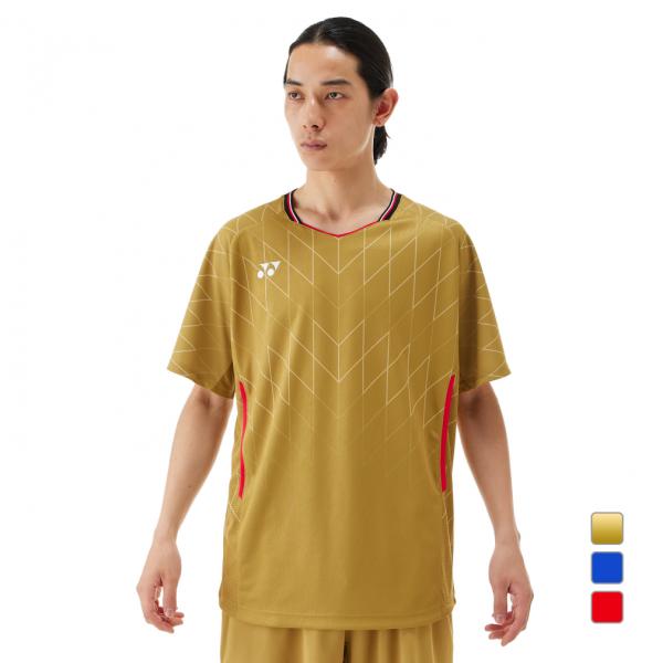 ヨネックス メンズ テニス バドミントン 半袖Tシャツ メンズゲームシャツ フィットスタイル ベリー...
