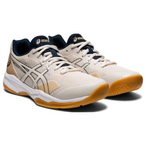 アシックス GEL-COURT HUNTER 2 1072A065 メンズ バドミントン シューズ E : クリーム asics