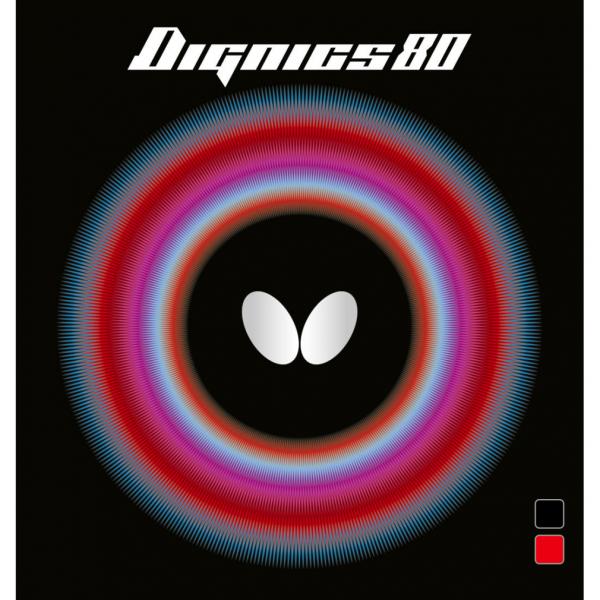 バタフライ 水谷隼選手使用ラバー ディグニクス80 厚 特厚 レッド ブラック 06050 卓球 ラ...