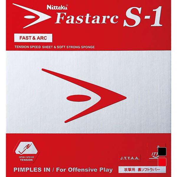 ニッタク Fastarc S-1 ファスタークS-1 NR8703 アツ/トクアツ 卓球 ラバー 裏...