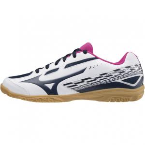 ミズノ クロスマッチ ソード 81GA213014 メンズ レディース 卓球 シューズ 2E : ホワイト×ペールブルー MIZUNO