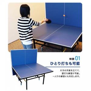 ティゴラ 卓球台 国際規格サイズ セパレート式...の詳細画像1